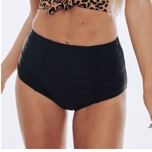 NWT High Waisted Swim Bottoms
